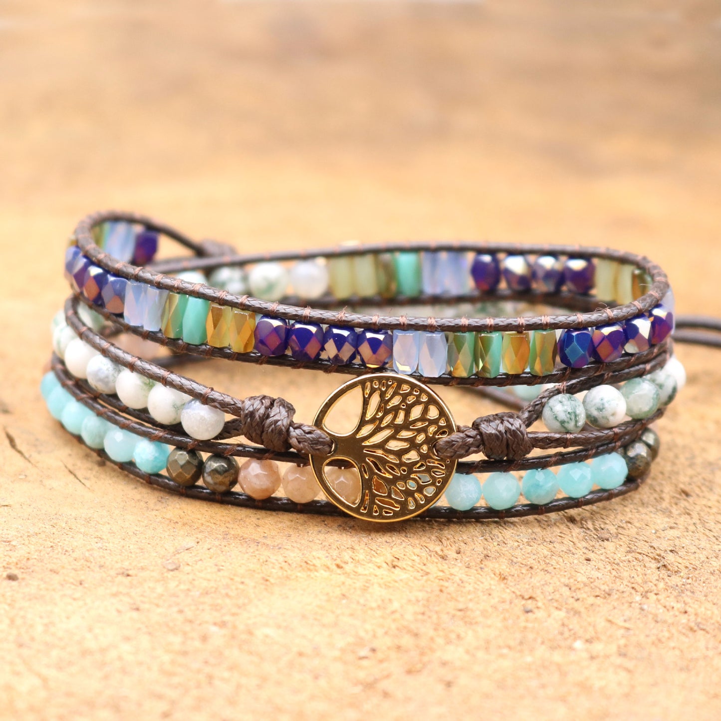Tree of Life Natural Stone Bracelet
