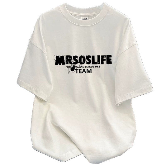 Short-sleeve Pure Cotton Men's T-shirt Clothing Men