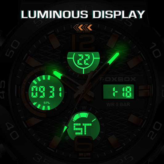 Multifunctional Stylish Sports Watch With Waterproof