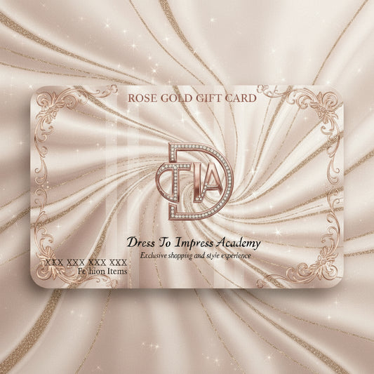 Rose Gold Gift Card ($25)- 📧 Digital Gift Card