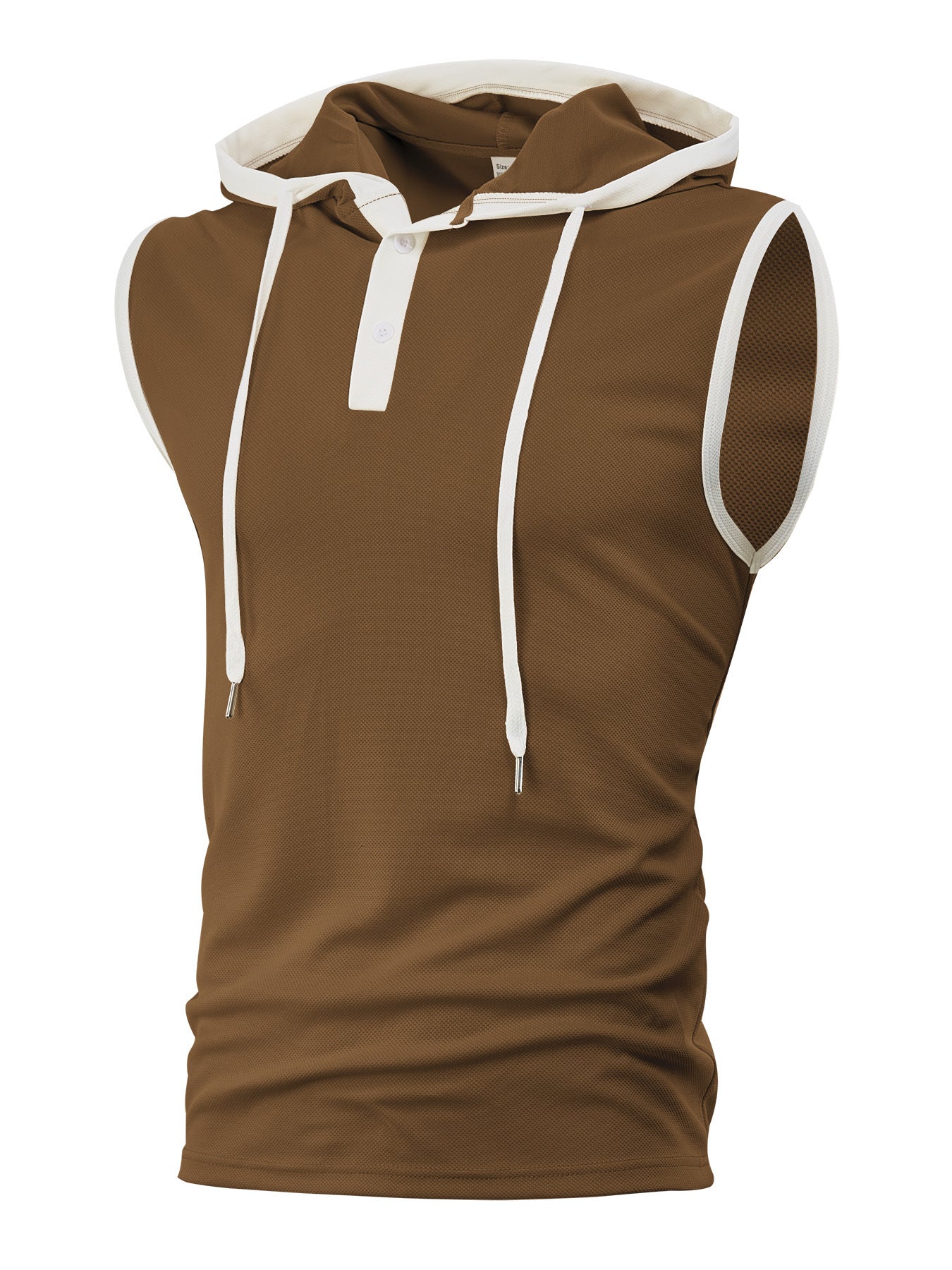 Men's Sleeveless Hooded Sports Vest