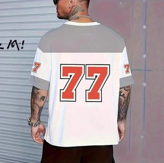 American-style Retro Fashion 3D Digital Print American Top