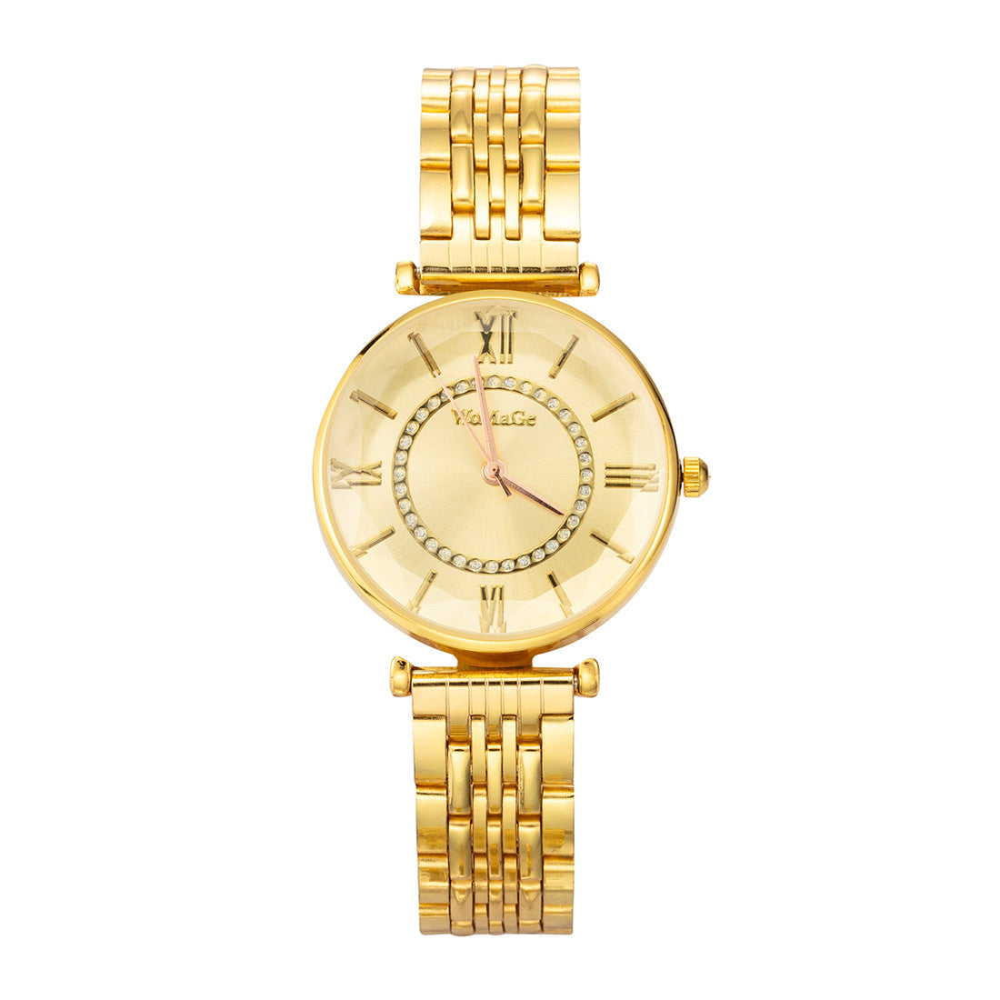 Roman scale diamond female watch alloy bracelet gift