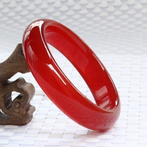 Natural red agate bracelet