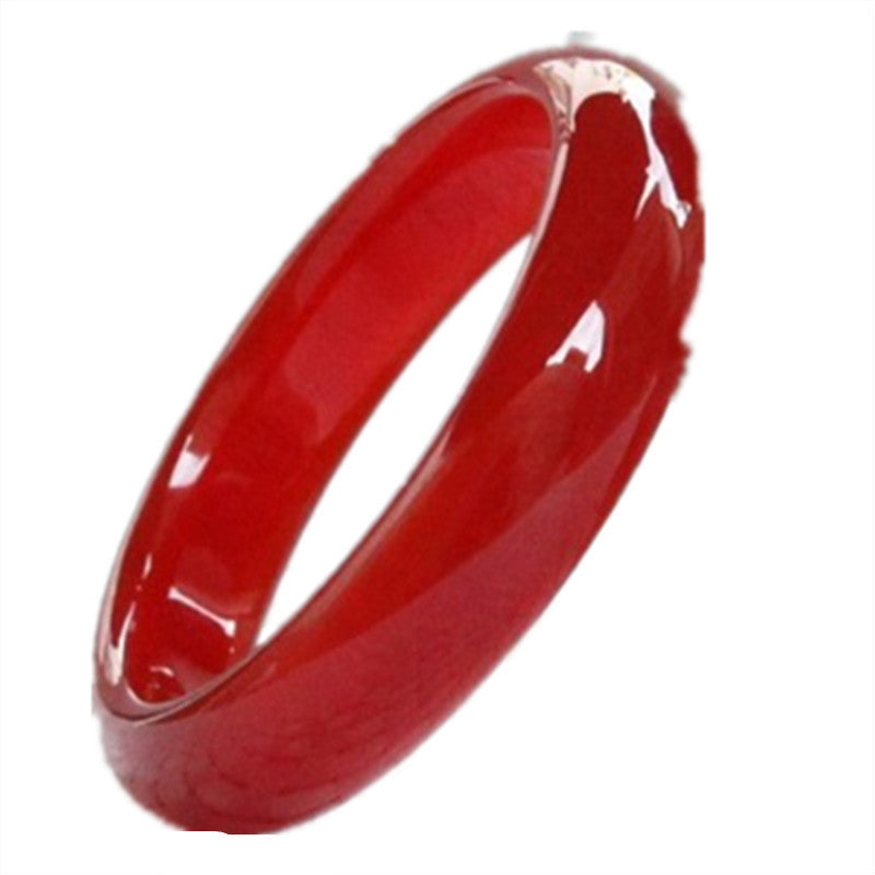 Natural red agate bracelet