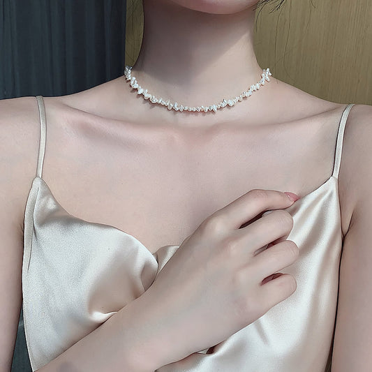 Baroque Pearl Necklace Women's Luxury Niche Design Clavicle Chain Accessories New Necklace Accessories