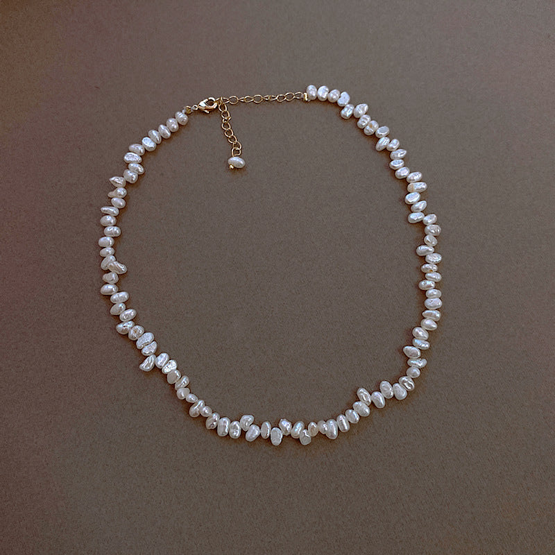 Baroque Pearl Necklace Women's Luxury Niche Design Clavicle Chain Accessories New Necklace Accessories