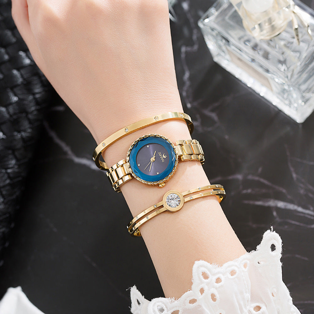 Zircon and Diamond Bracelet 3 Piece Combination Set