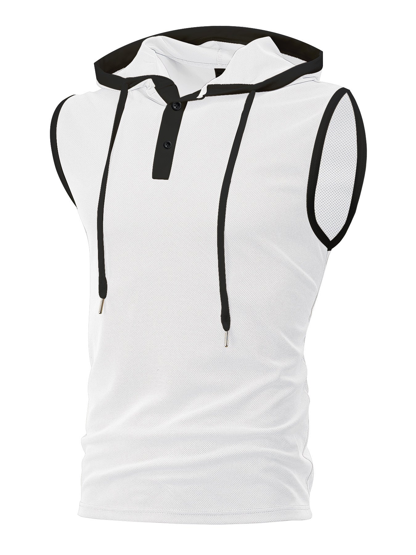 Men's Sleeveless Hooded Sports Vest