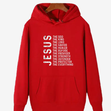 Hoodie Red Long-sleeve Workwear Sweatshirt
