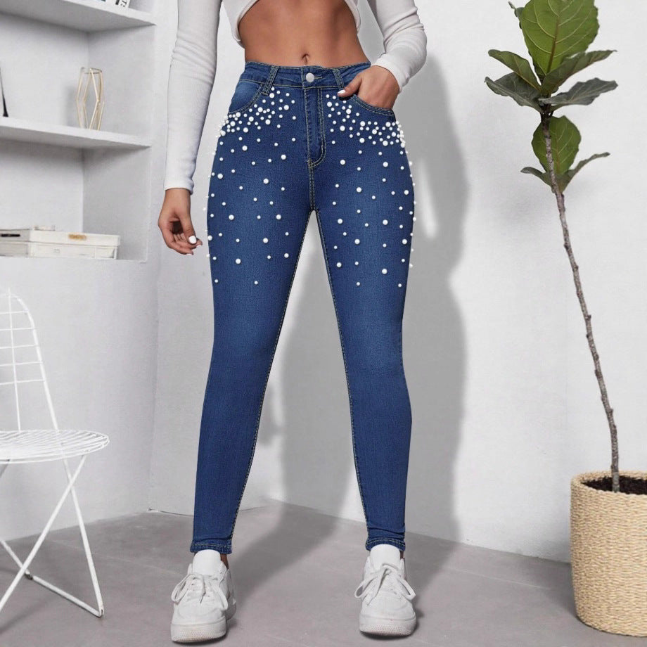 Women's Pearl Jeans Slim Fit