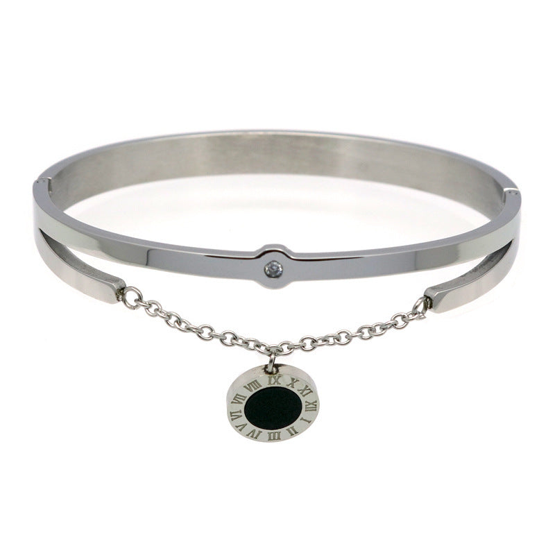 Metal Numbers Rome Fringed Bracelet – Women’s Elegant Gold, Silver & Rose Gold Jewelry | DTIA