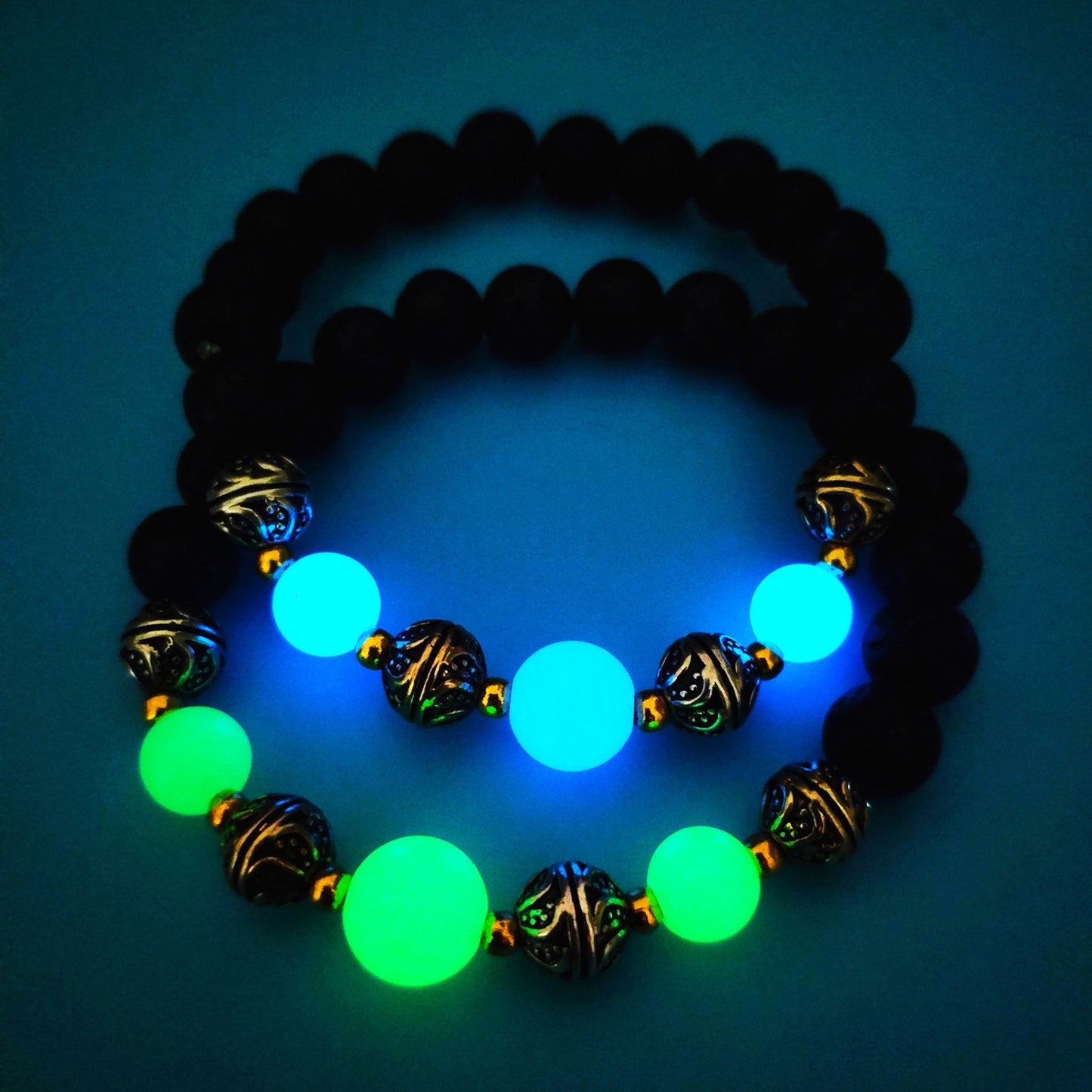 Women’s Fashion Glow Jewelry- Luminous Beaded Bracelet