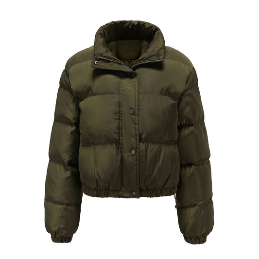 Womens Loose-fitting Casual Cotton Coat
