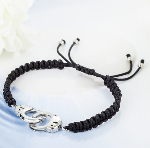 Jewelry Hand-Woven Couple Handcuff Bracelet