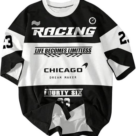 American-style Retro Fashion 3D Digital Print American Top