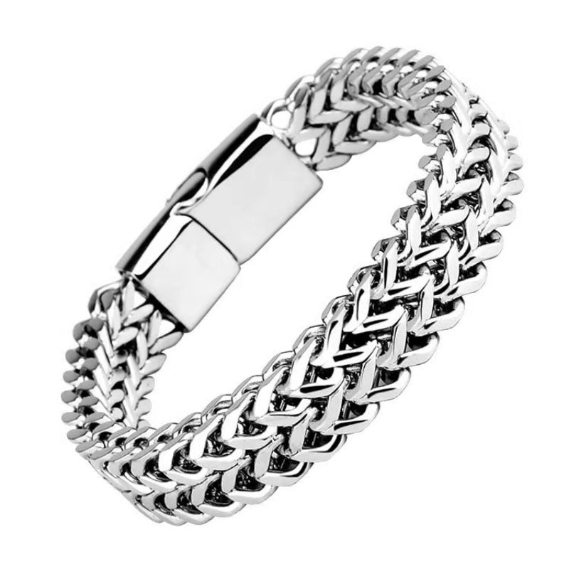 Men’s  Stainless Steel Chain Bracelet – Durable & Stylish