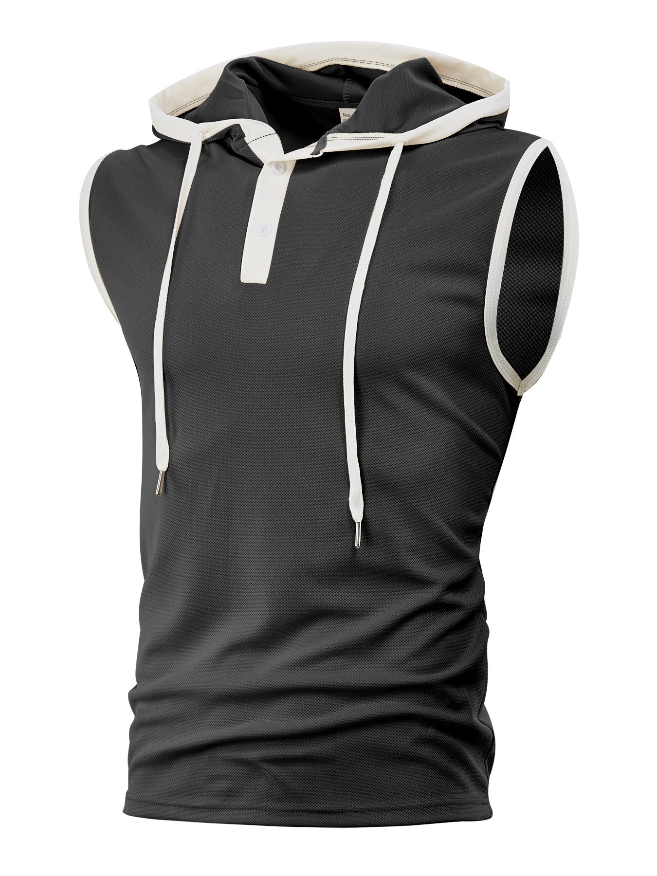 Men's Sleeveless Hooded Sports Vest