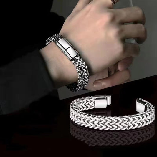 Men’s  Stainless Steel Chain Bracelet – Durable & Stylish