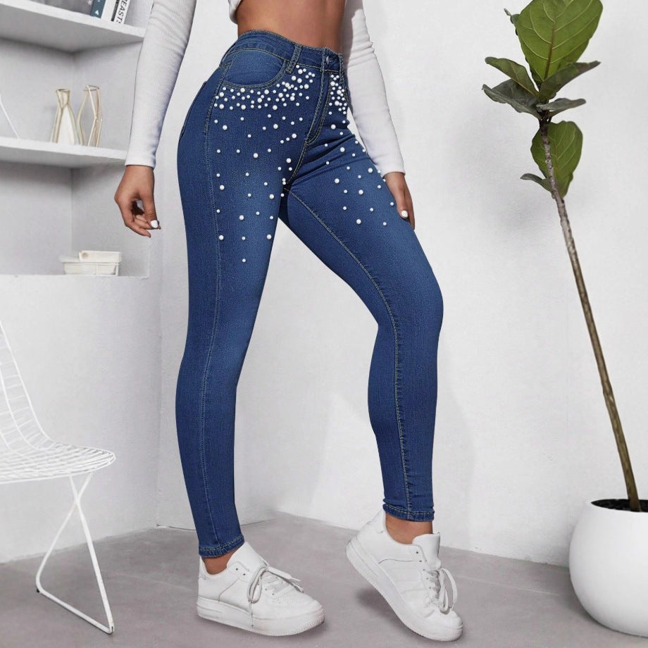 Women's Pearl Jeans Slim Fit