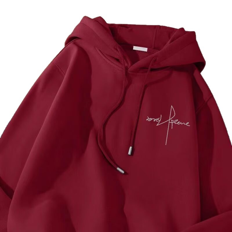 Hooded Pullover Sweatshirt Loose-fitting Casual Top