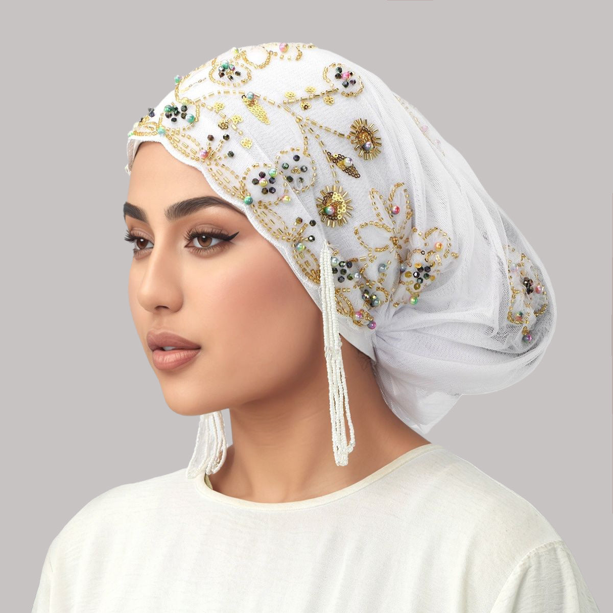 Handmade Headscarves Mothers Use To Cover Their Hair