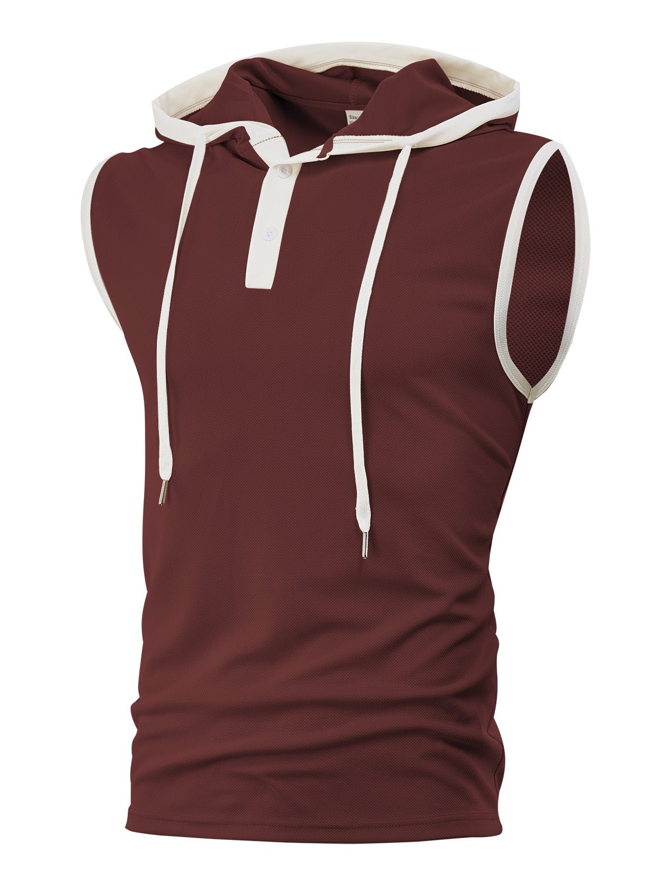 Men's Sleeveless Hooded Sports Vest