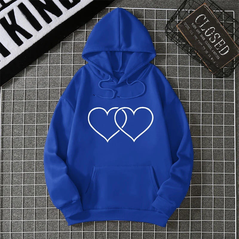 Mens Casual Hooded Sweatshirt Top