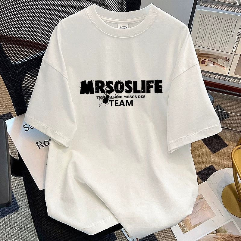 Short-sleeve Pure Cotton Men's T-shirt Clothing Men