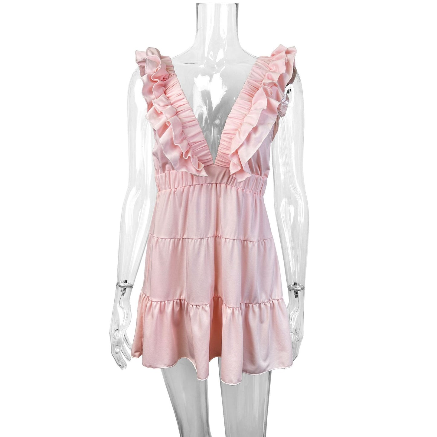 European And American-style Sexy Slim-fit Sleeveless Dress